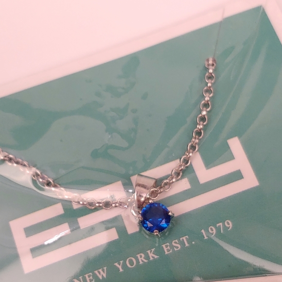 ✨4/$20✨ NEW 2 Effy necklaces - Blue Topaz & Ruby - Picture 2 of 5